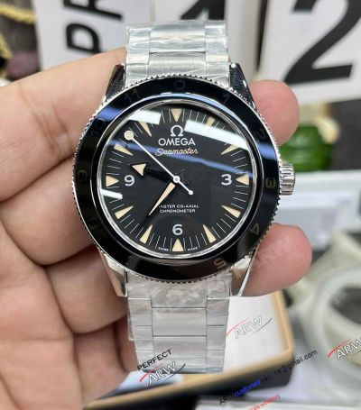 VS Factory 1:1 Super Clone Omega Seamaster Heritage Black Dial Watch 